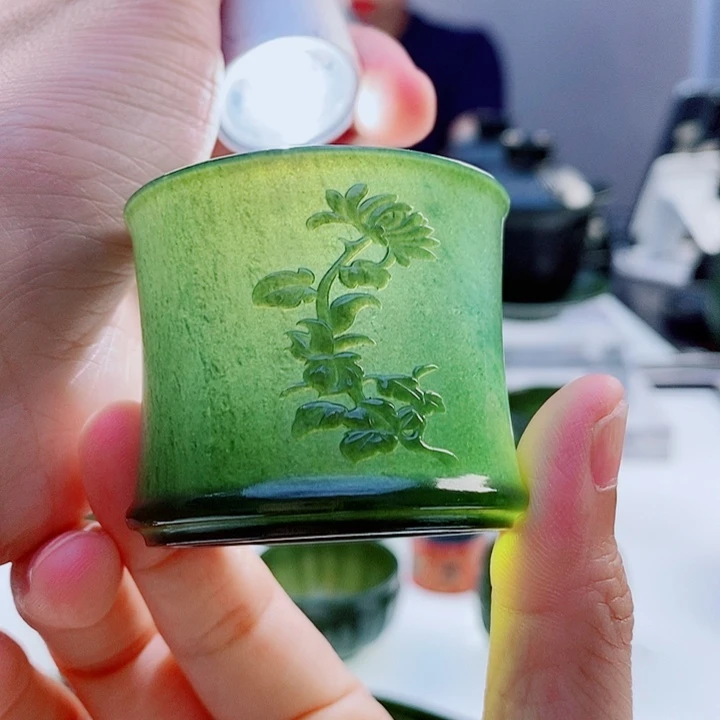 未镶嵌和田玉（青玉）把件