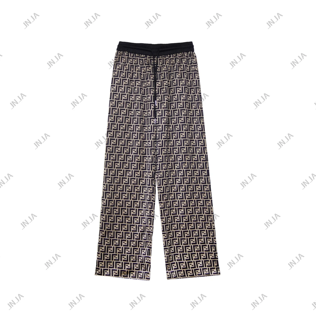 夏季休闲时尚冰丝长裤-9255