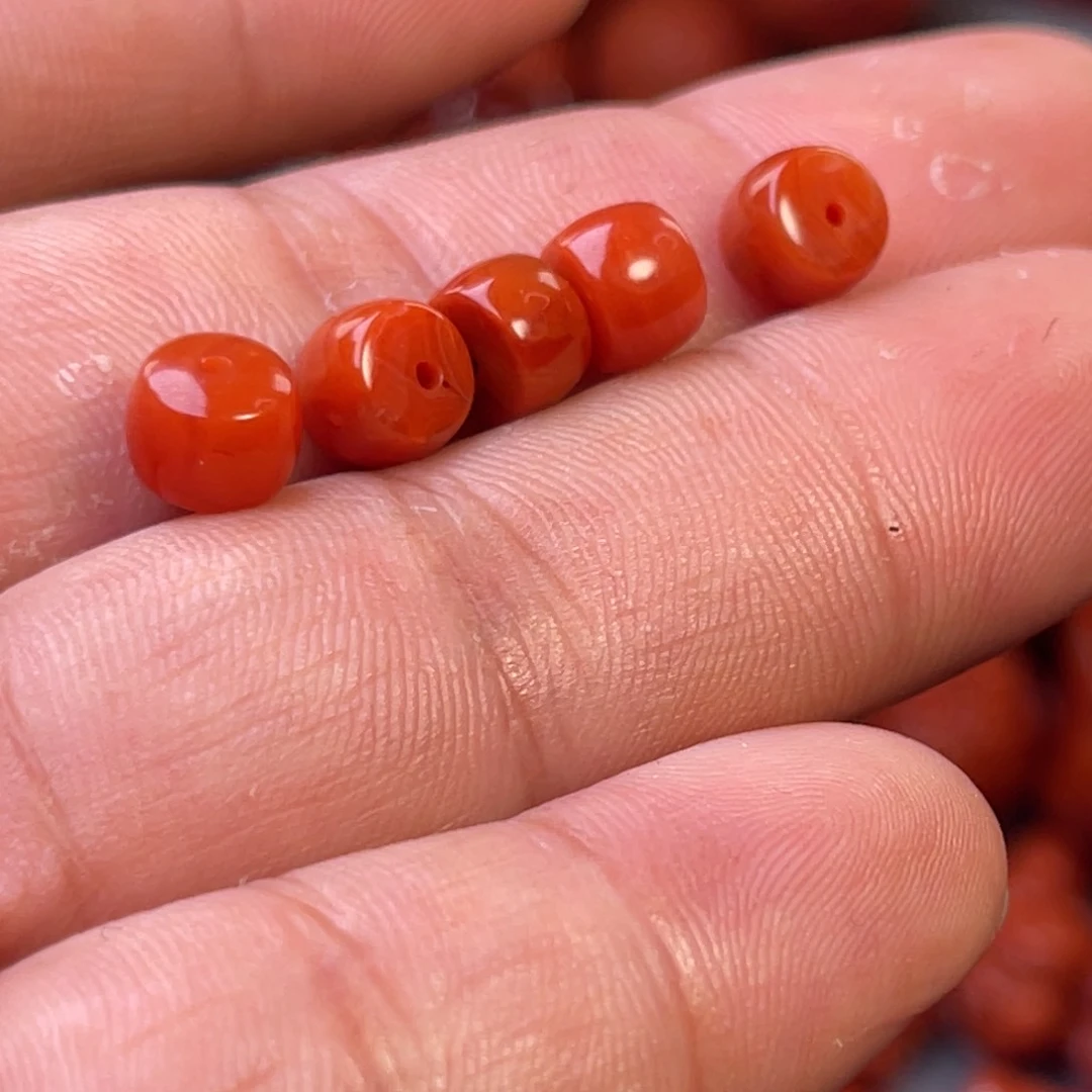 南红玛瑙瓦西精工直切单珠卡7➕多样性发货其一未镶嵌