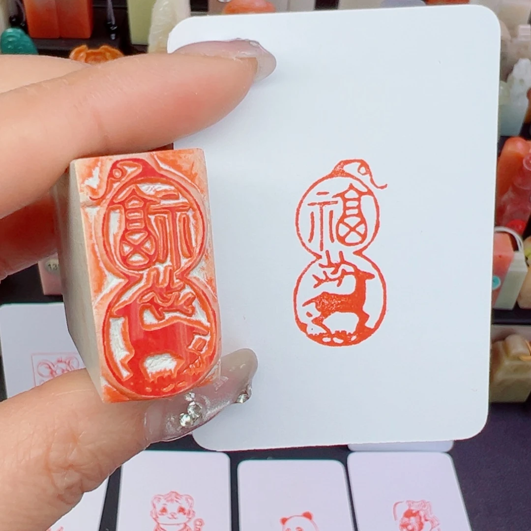 寿山石印石福禄1.5-3