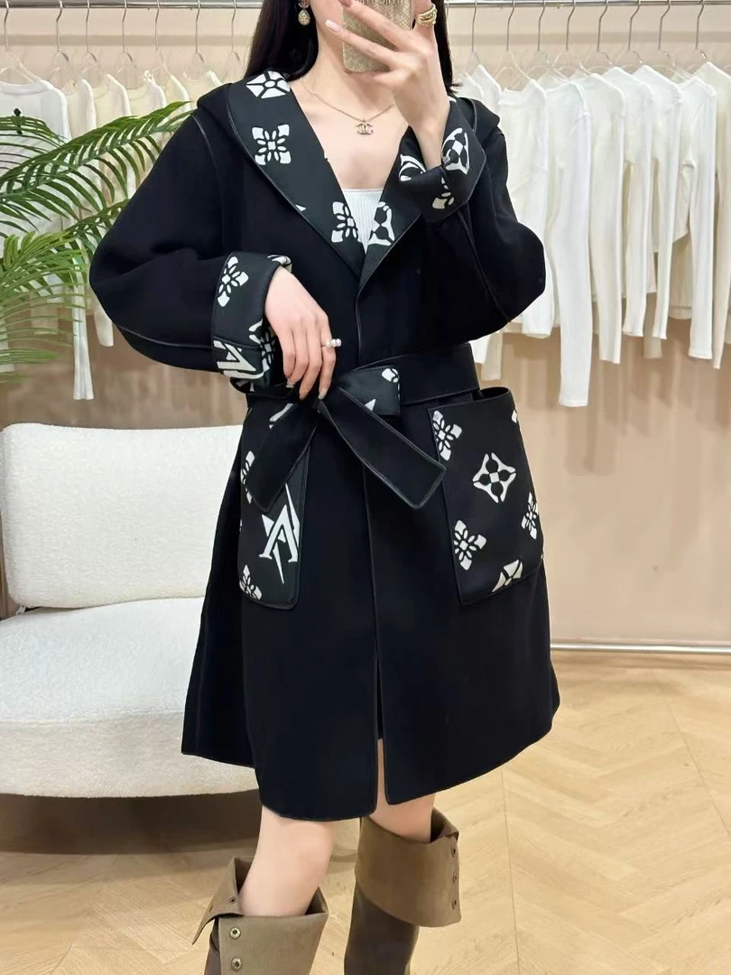 【虎玉妹海宁濮院】秋冬新款女士风衣中长款