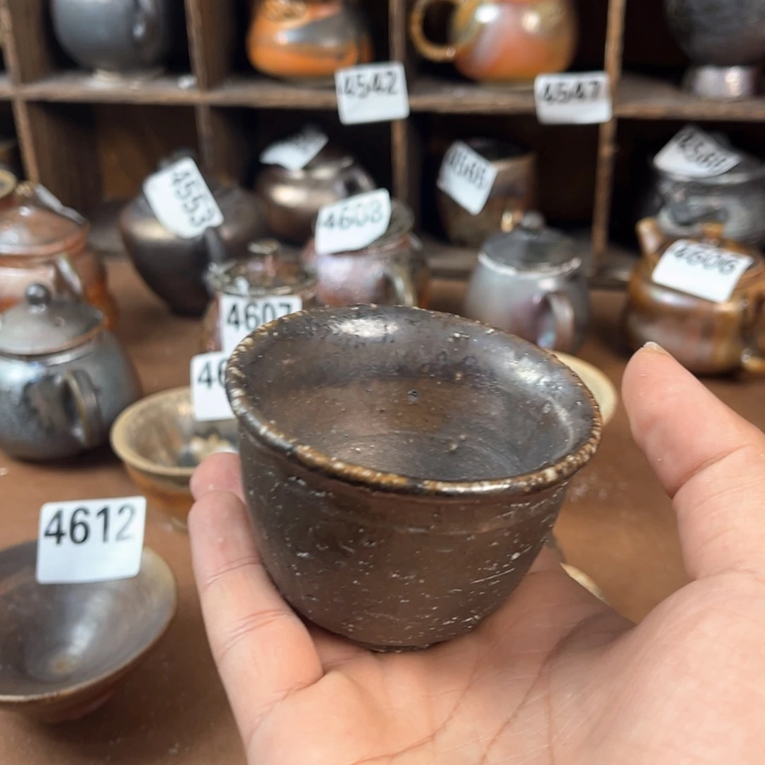 壶沐*柴烧茶器主人杯