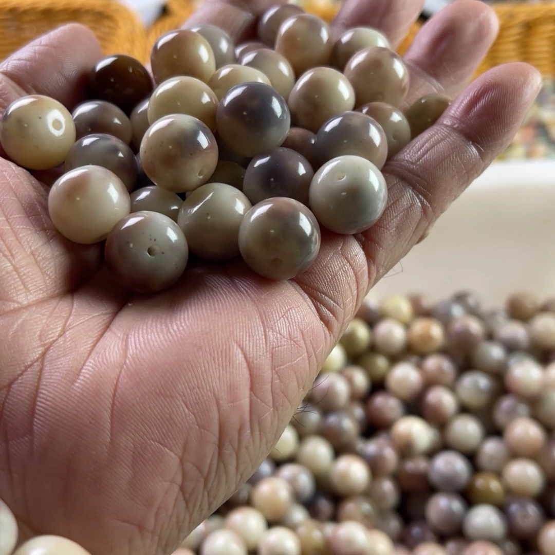 吊坠白玉菩提精品14-13紫罗兰胖苹果40颗