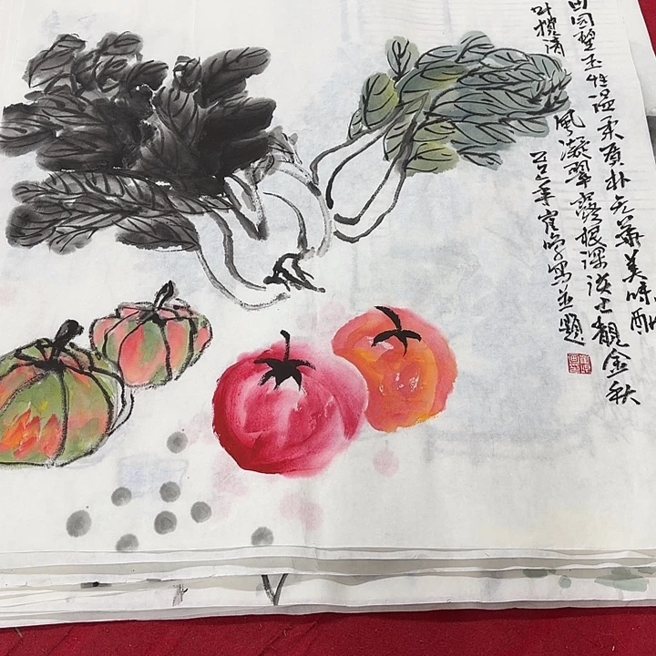 国画花鸟的翅膀和翅膀是一