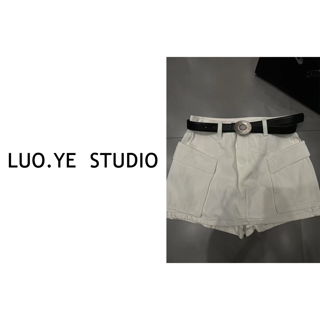 罗爷 · 【绒兔】欧货大工装口袋短裤女慵懒裤子休闲时尚百搭显瘦