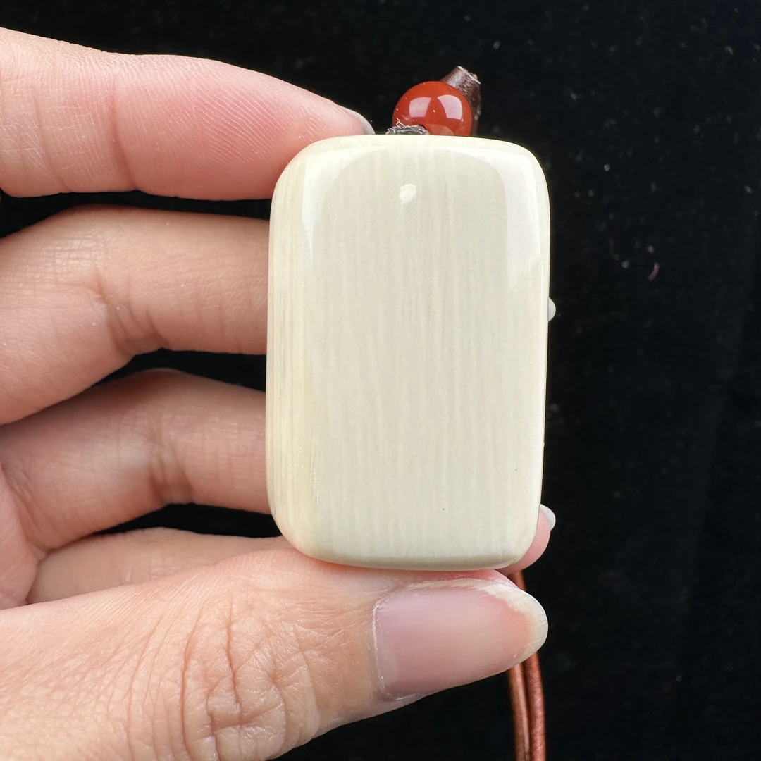 P2991天然猛犸牙 肥皂无事牌 26*29*14.8mm支持鉴定 假一罚四