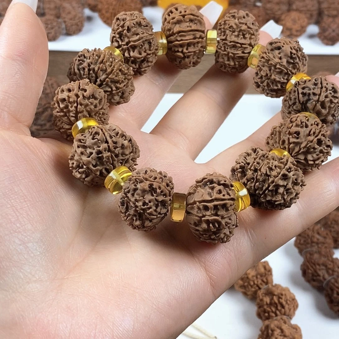 大***简金刚菩提手串原生态11瓣