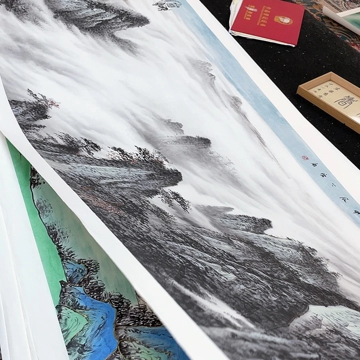国画书画描金拓染金石传拓手写