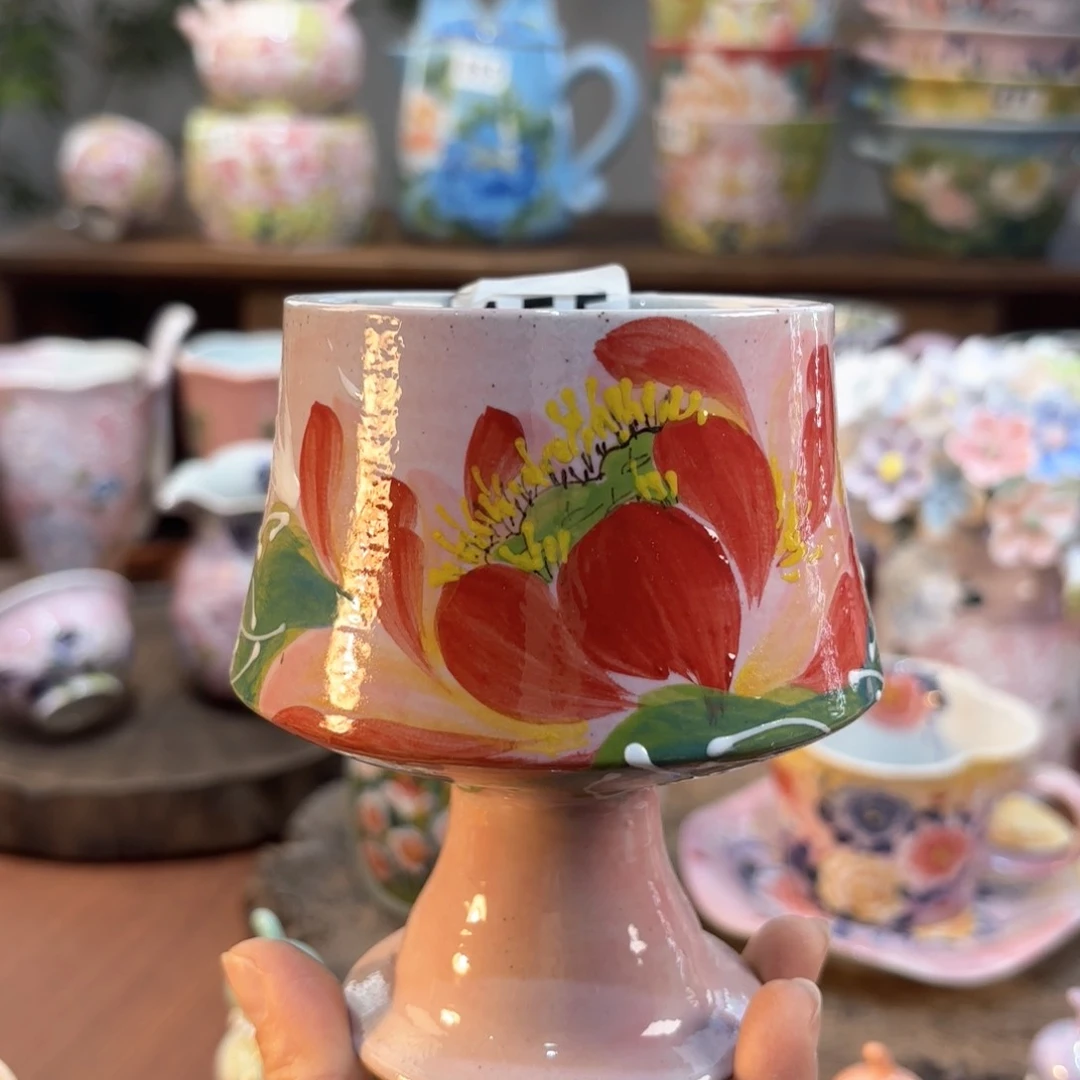 景德镇手绘高温釉下彩陶瓷茶具