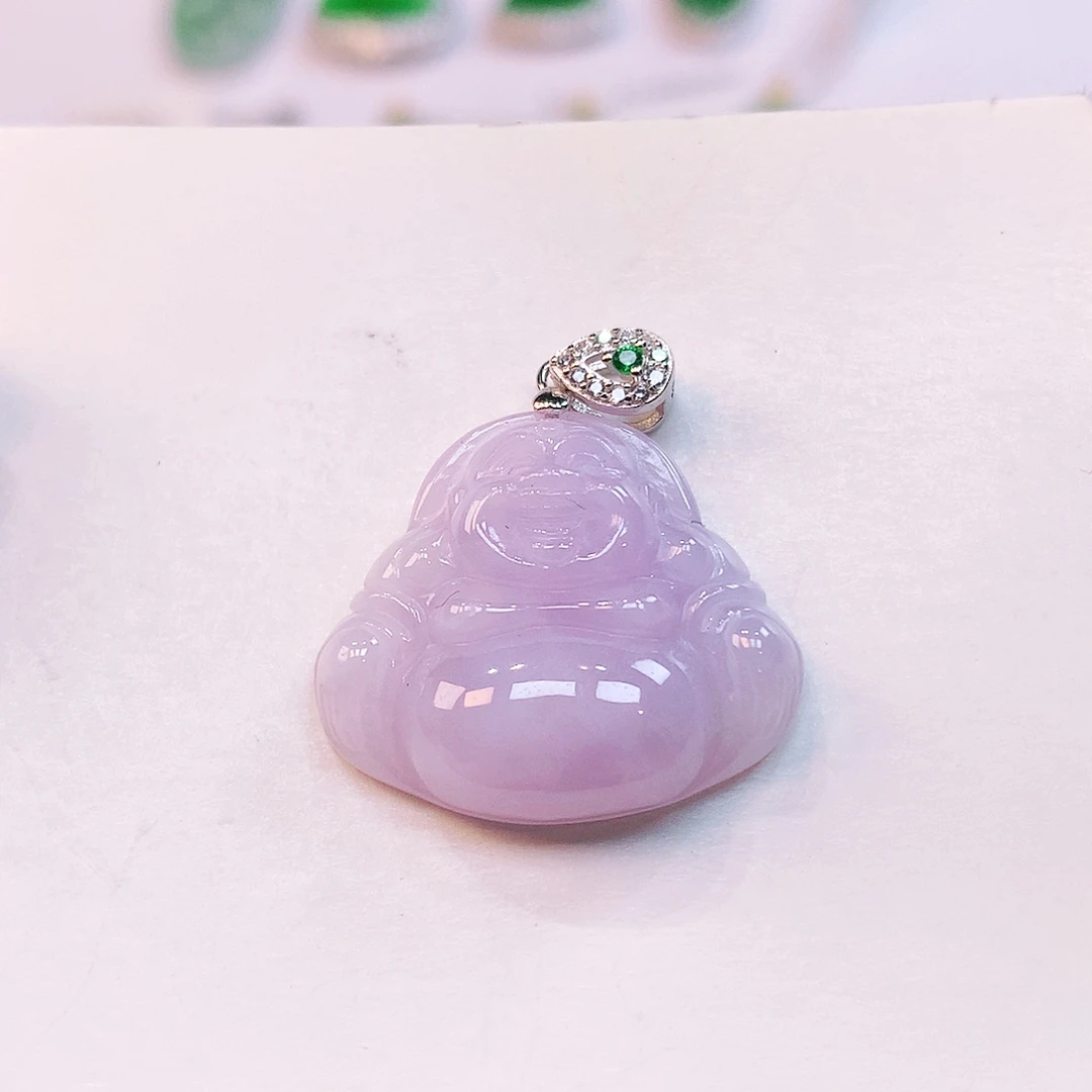 翡翠银S925镶嵌颈饰