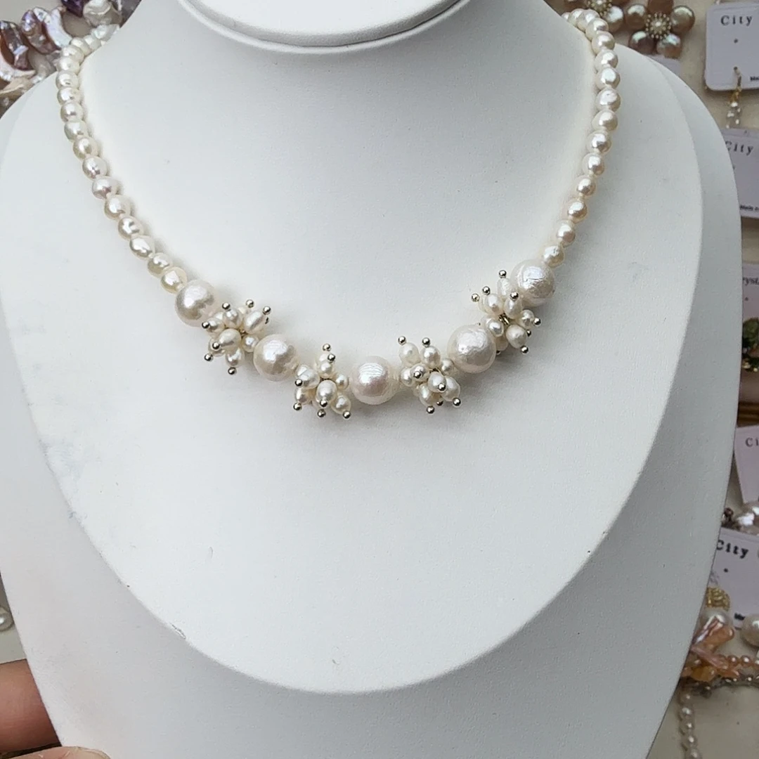 颈饰未镶嵌淡水珍珠