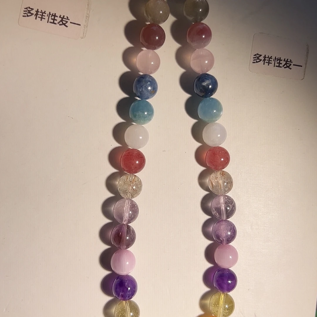 水晶手链未镶嵌多样性发一