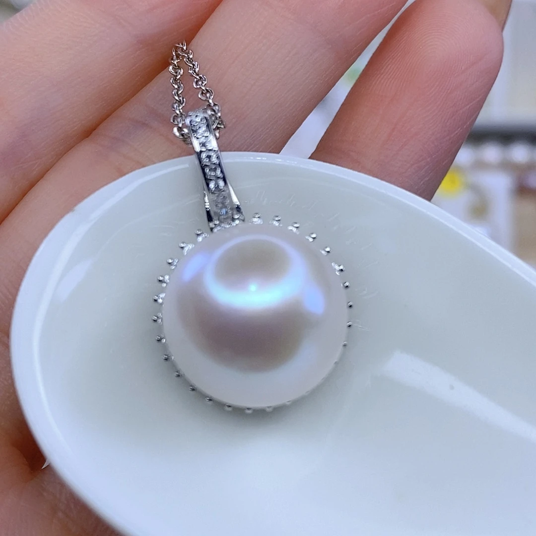 淡水珍珠合金颈饰14.4