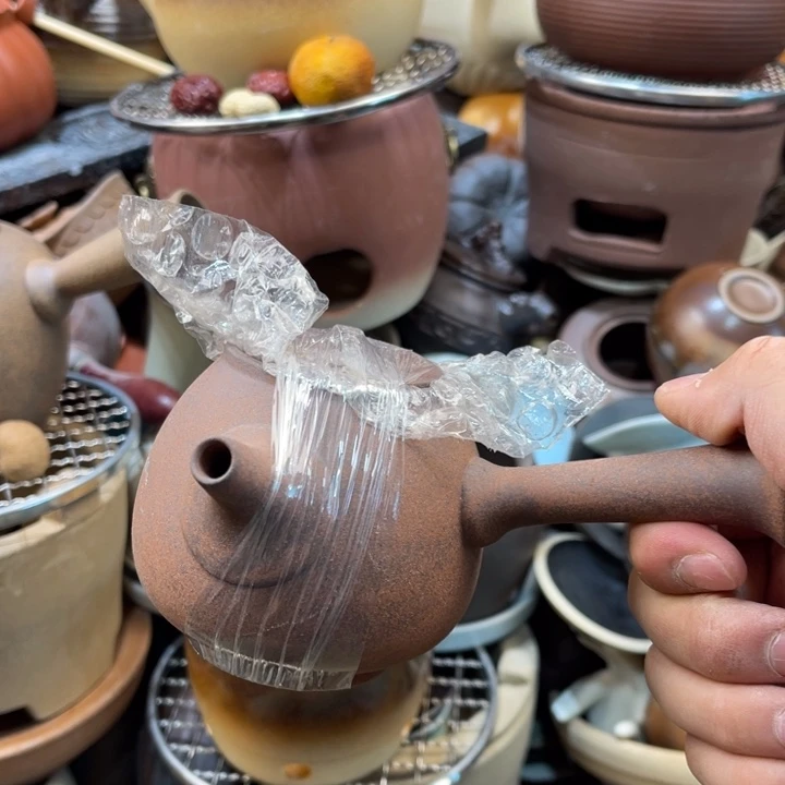 陶摆件我不敢看电视你知道