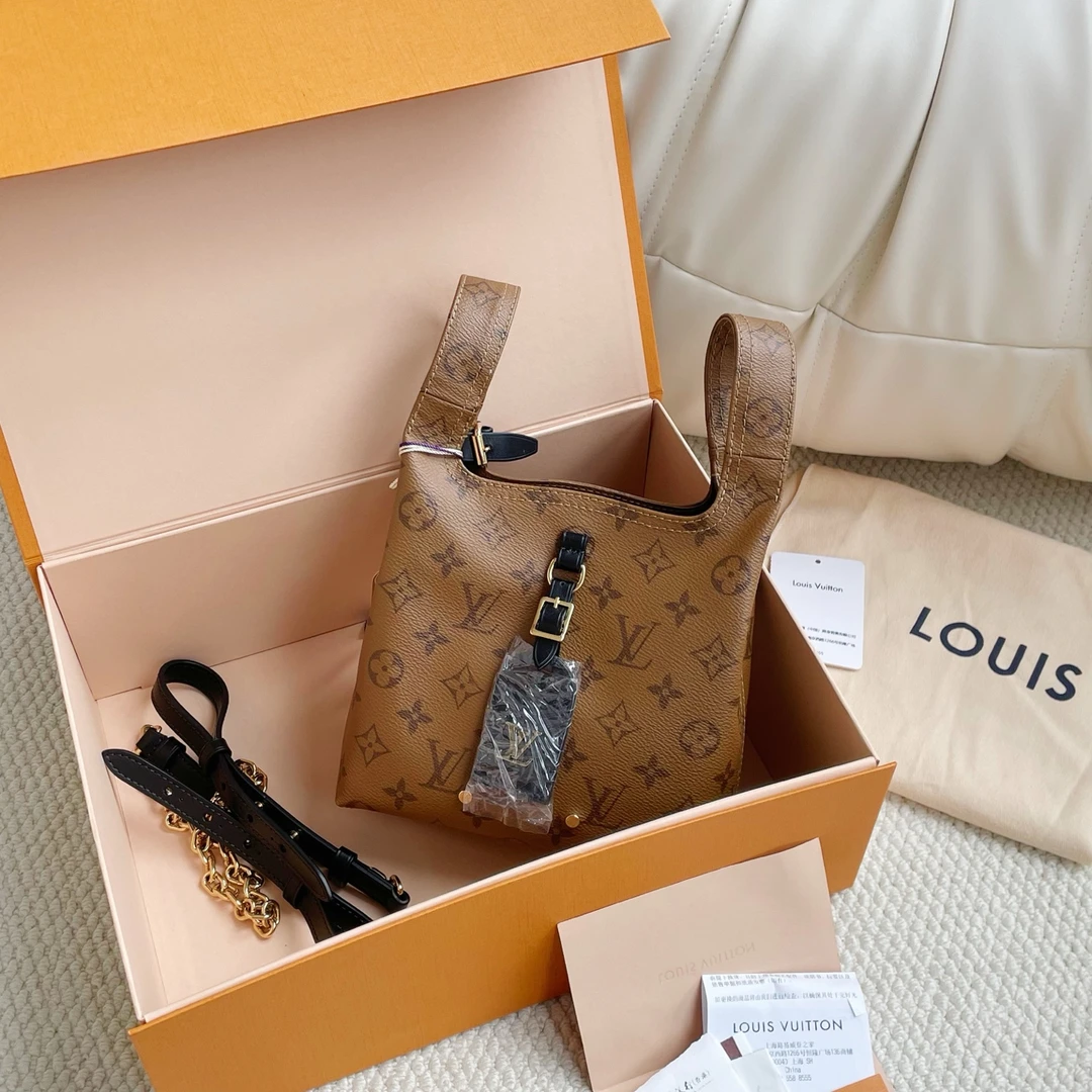 99新 LouisVuitton/路易威登 Atlantis BB老花菜篮子 BJM20-0301