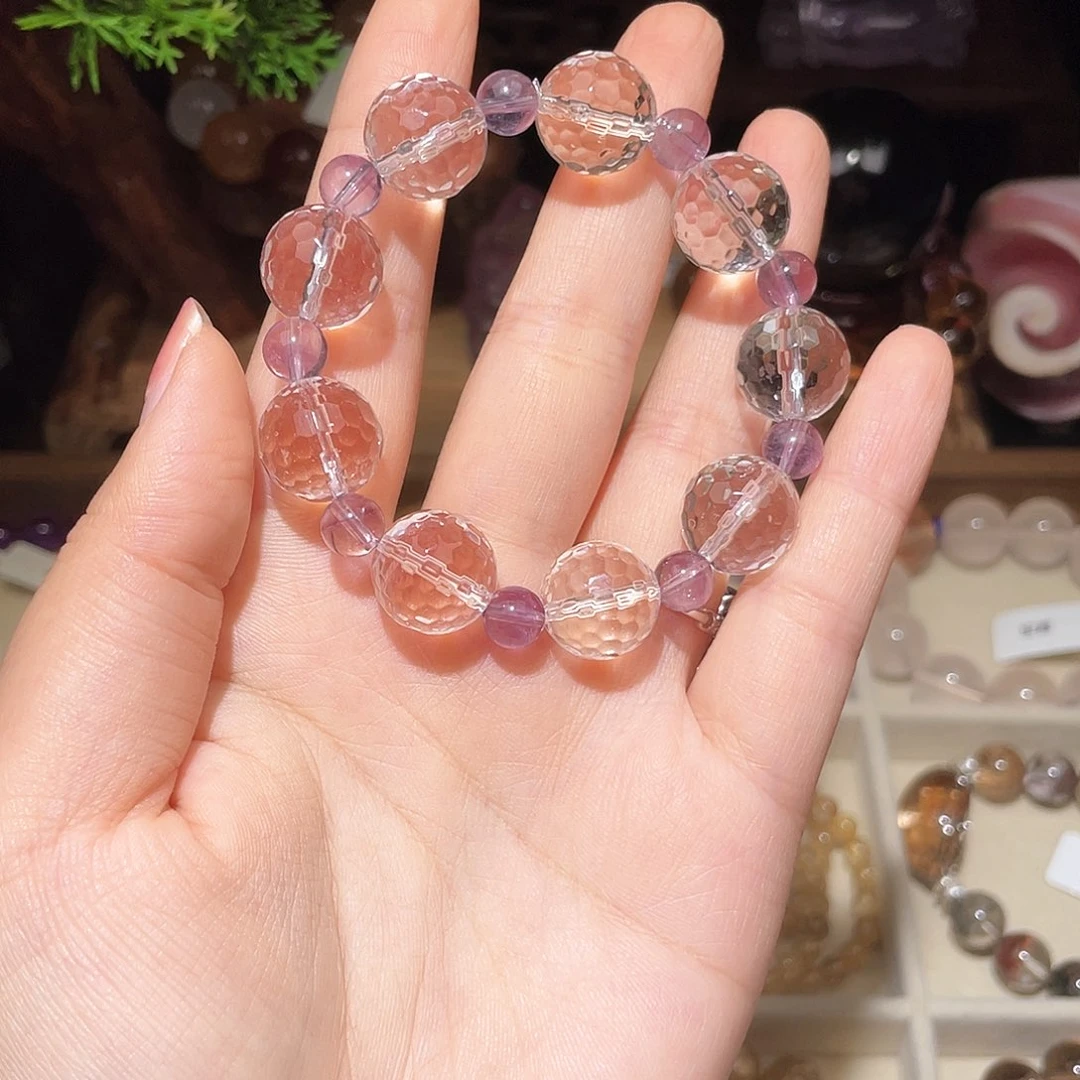越***远水晶手链未镶嵌白水晶