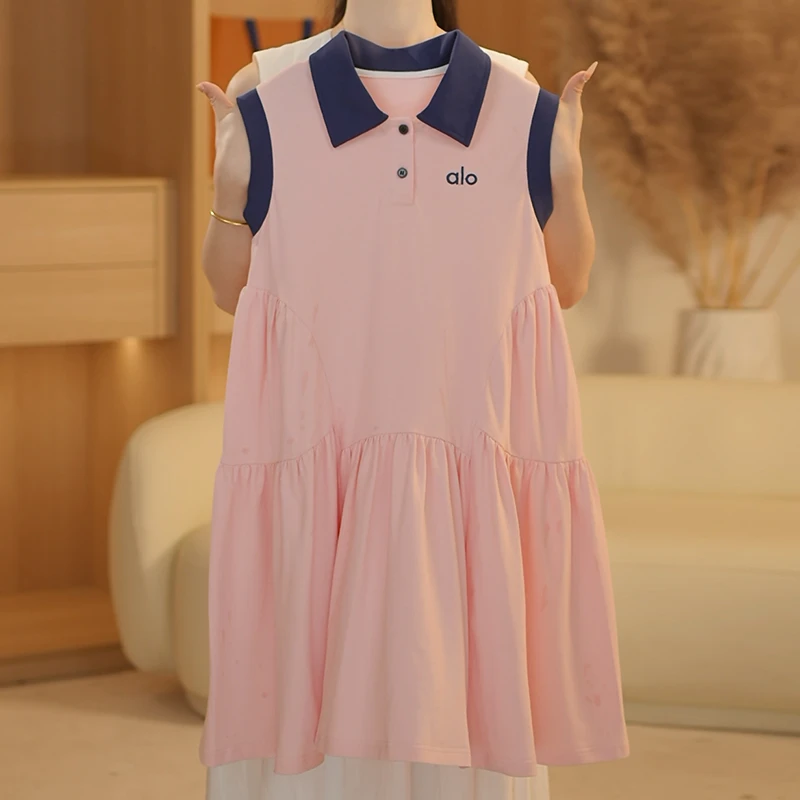 女童连衣裙夏装2025新款儿童洋气女孩夏季时尚polo裙子LQ-20707