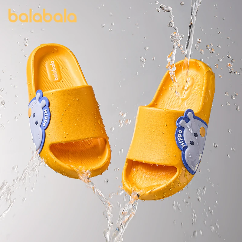巴拉巴拉儿童拖鞋女童夏季宝宝室内防滑软底浴室洗澡卡通男童凉拖