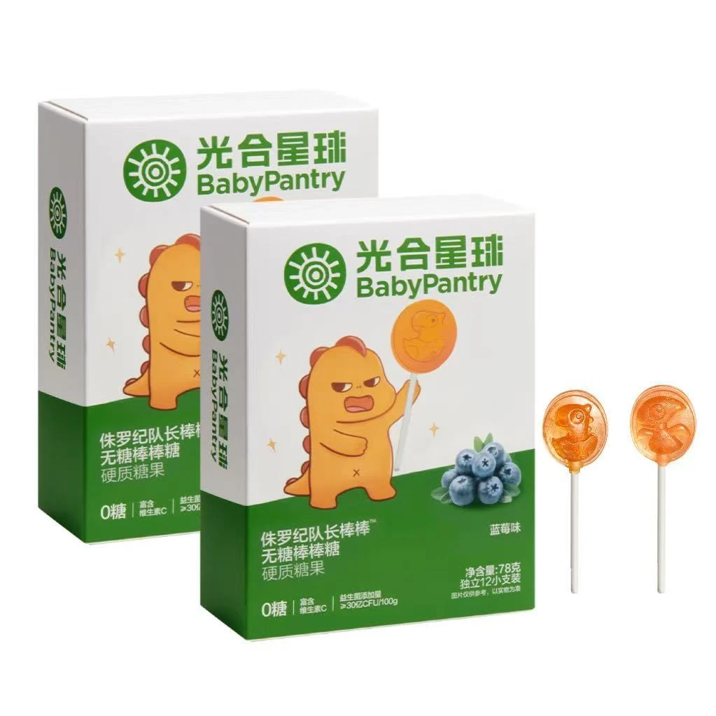 侏罗纪队长棒棒无糖棒棒糖78克GHXQ