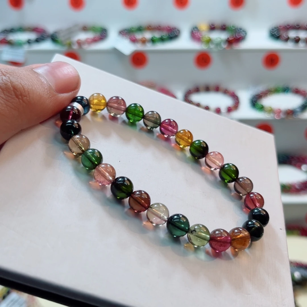 未镶嵌碧玺手链碧玺