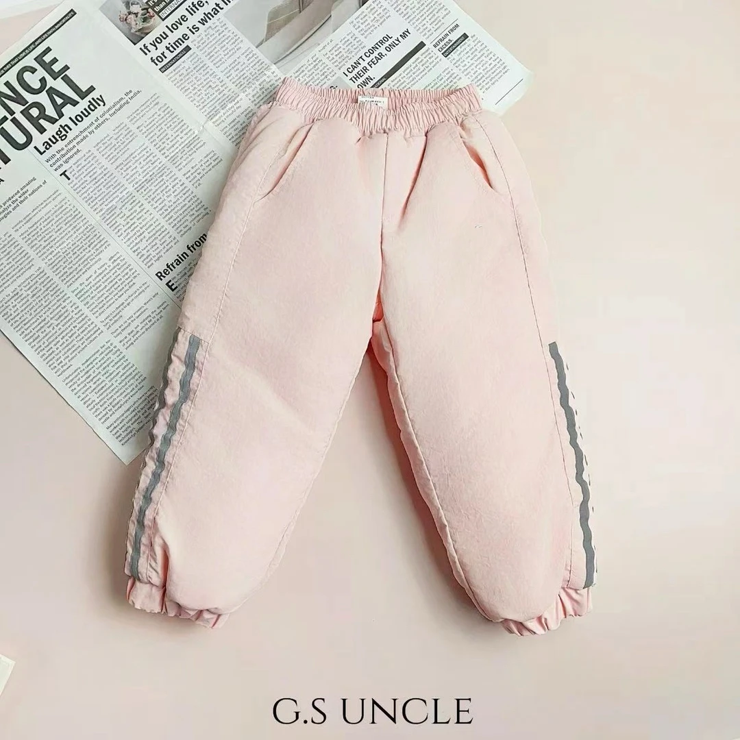 【】B263女宝秋冬季2025新款棉裤婴儿简约百搭可爱宝宝长裤童装