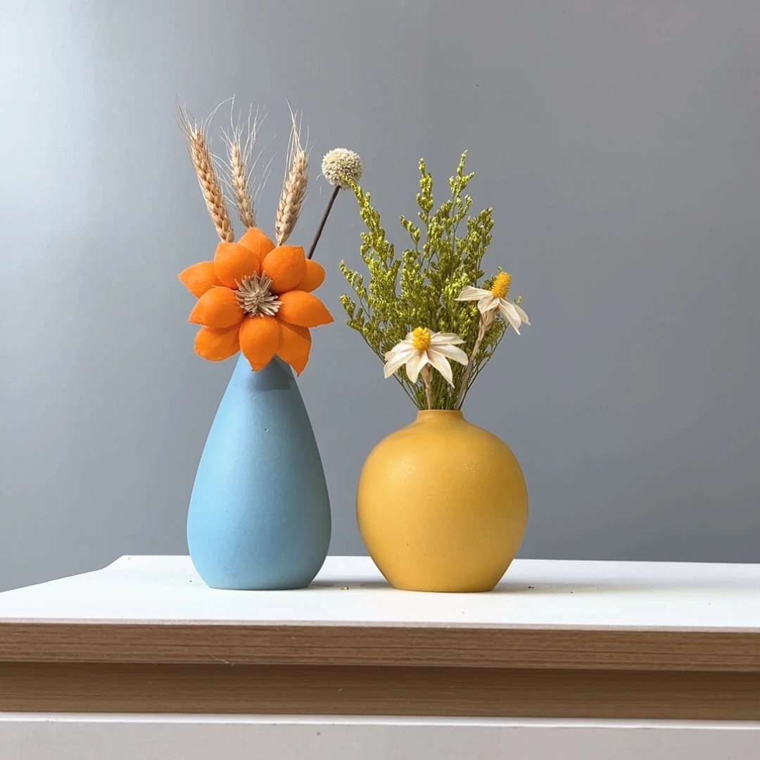 瓶花瓶带花高度20-30厘米左右