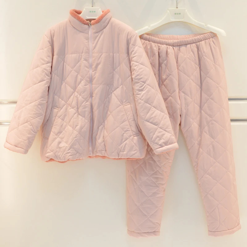 彩色品牌睡衣女士秋冬家居服8382024