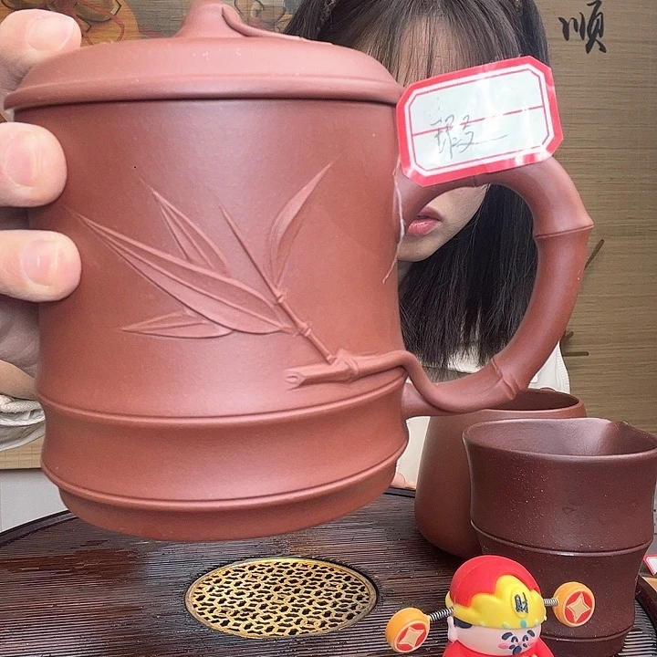 紫砂茶杯原矿紫砂杯