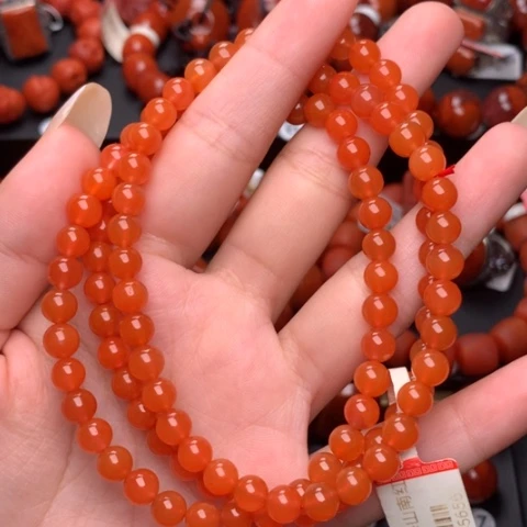 南红玛瑙未镶嵌手串