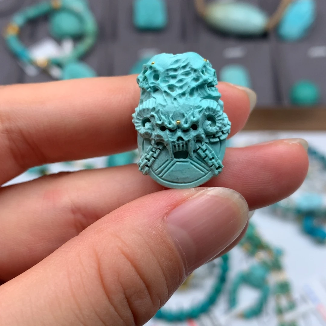 未镶嵌绿松石绿松石