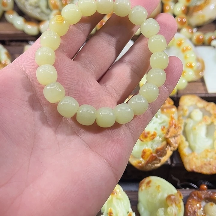 手链未镶嵌透闪石质玉饭***闲