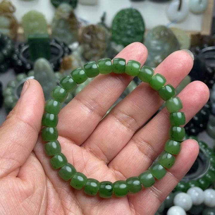 和田玉未镶嵌手链