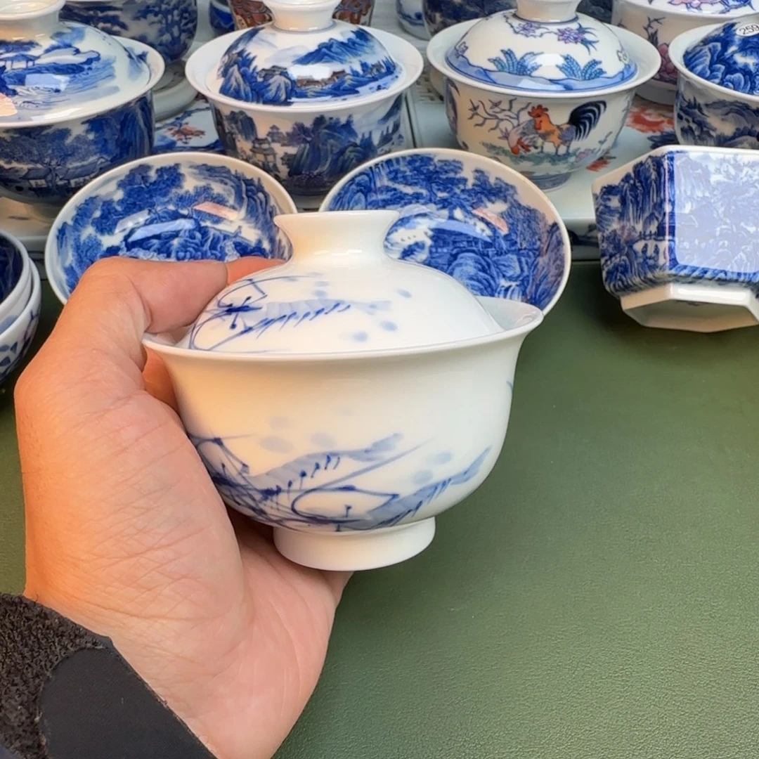 陶纯手工纯手绘茶具305