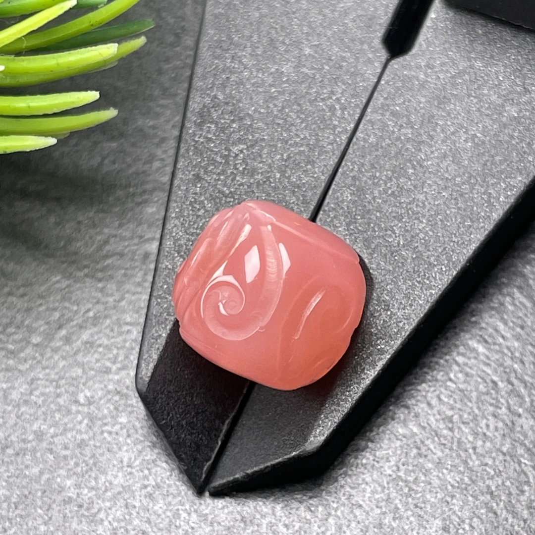 原矿粉糯博古纹老型桶珠尺寸10.5mm左右高油高密多样性发其一