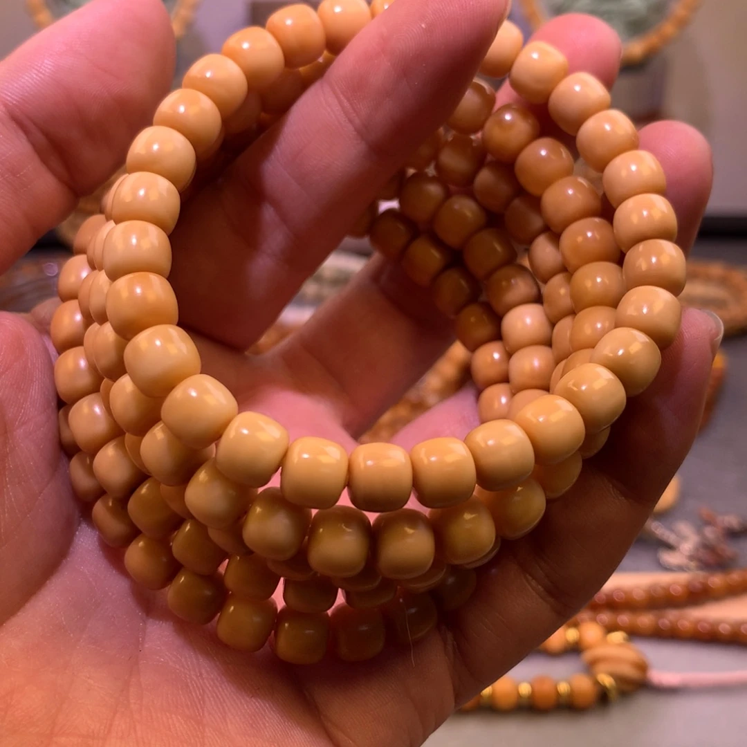 星月菩提吊坠8×7老料油料老型单圈