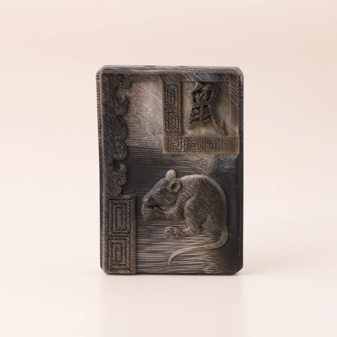 非金属珐琅吊坠  S2267-1生肖牌驴无事牌（驴蹄）