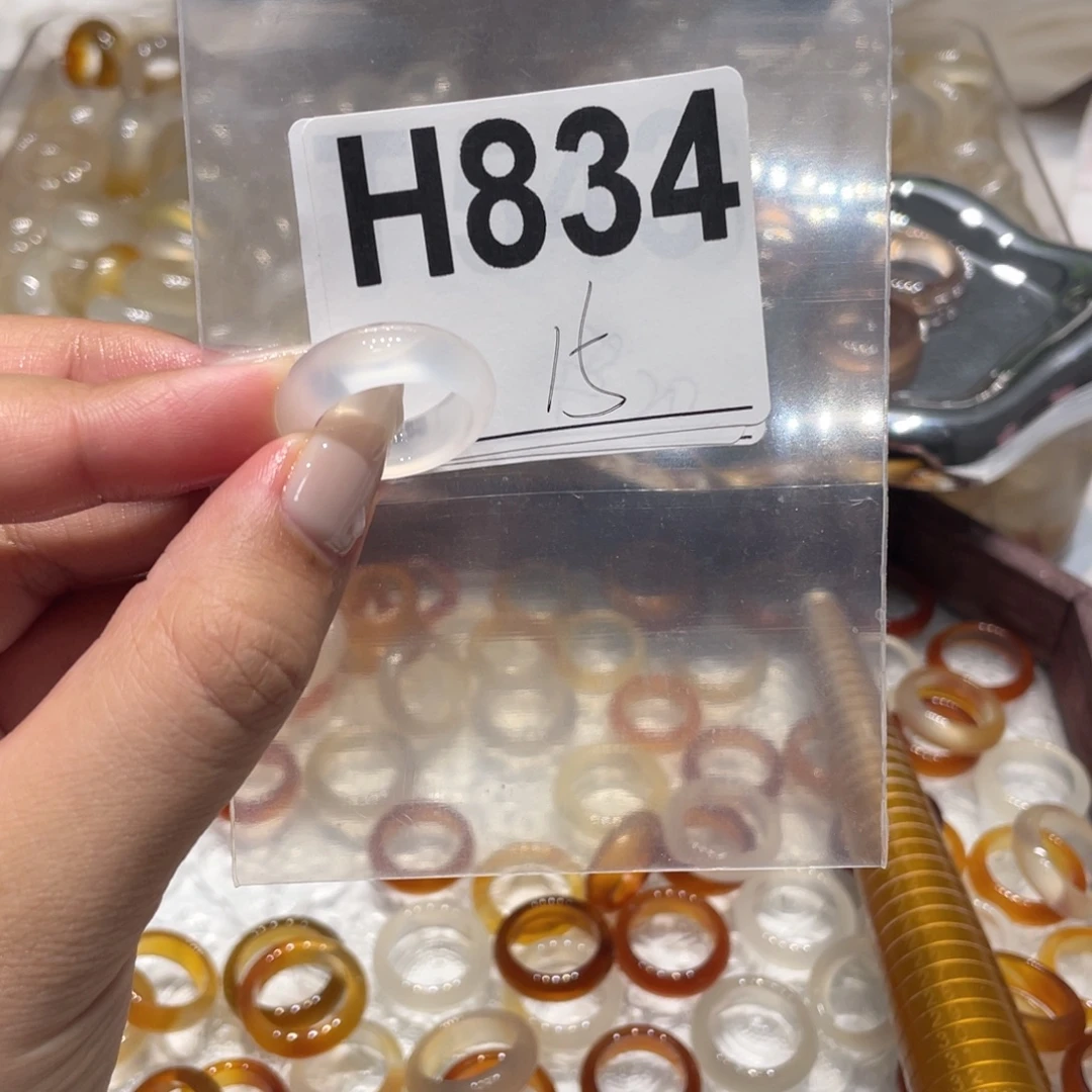 玛瑙/玉髓未镶嵌戒指834