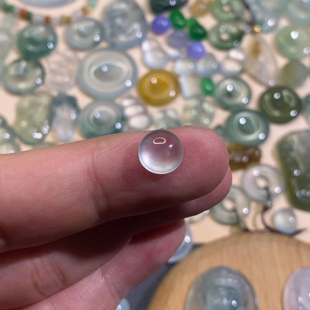 翡翠未镶嵌颈饰9.1-4.5