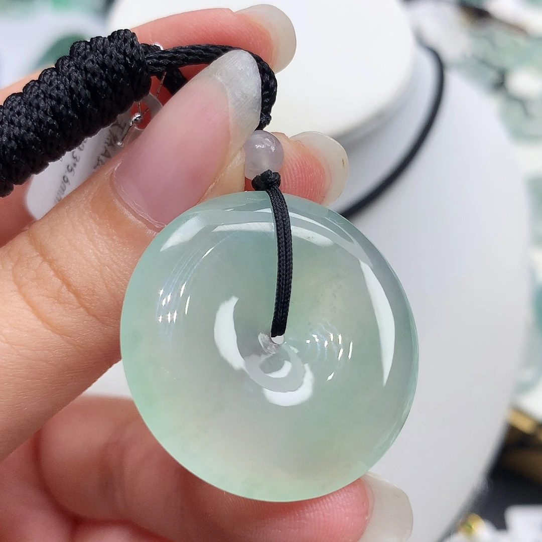 翡翠未镶嵌胸饰翡翠59，30.3/5.7