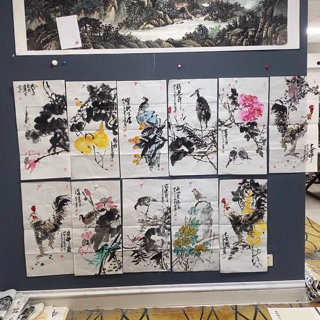 国画森****134/68姚武军手绘画芯