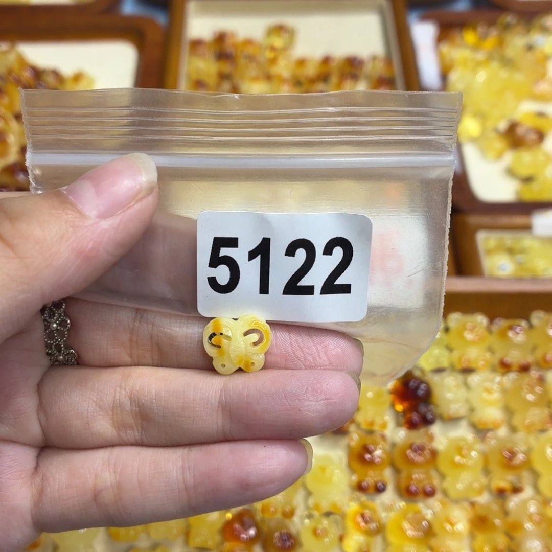 琥珀未镶嵌毛衣链