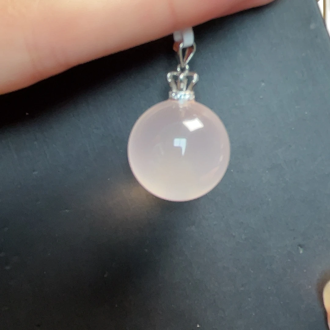 水晶未镶嵌手串粉水晶球吊坠fs1223 240号