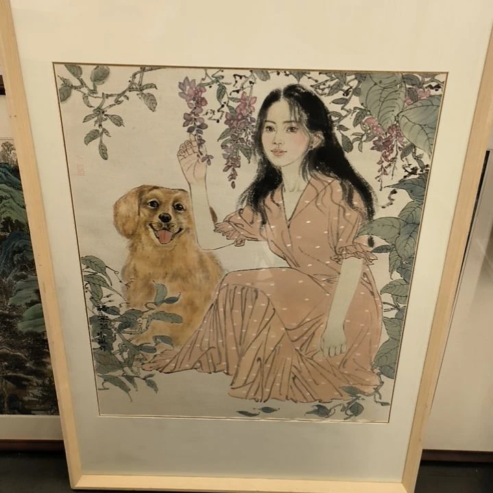 国画3.8平尺人物画作