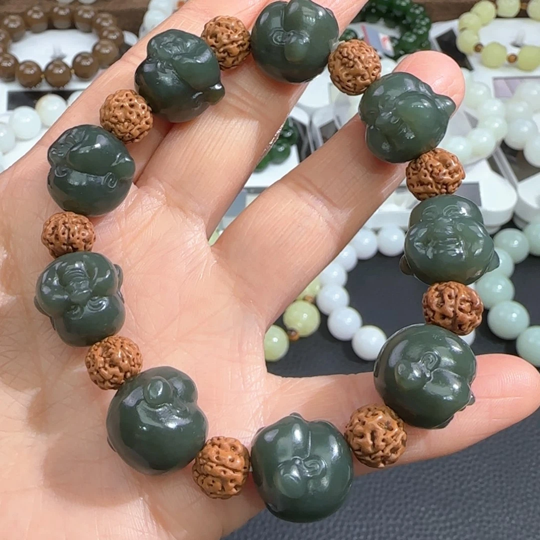 和田玉手链未镶嵌