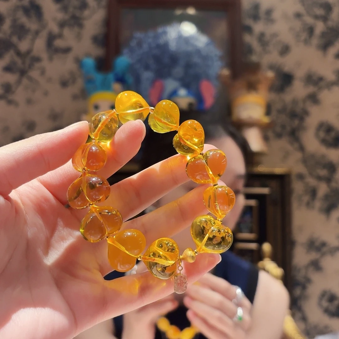 琥珀未镶嵌手串手串