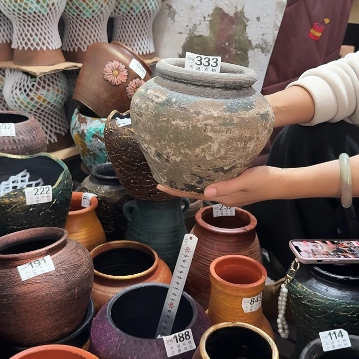 彩绘333高度16口径12