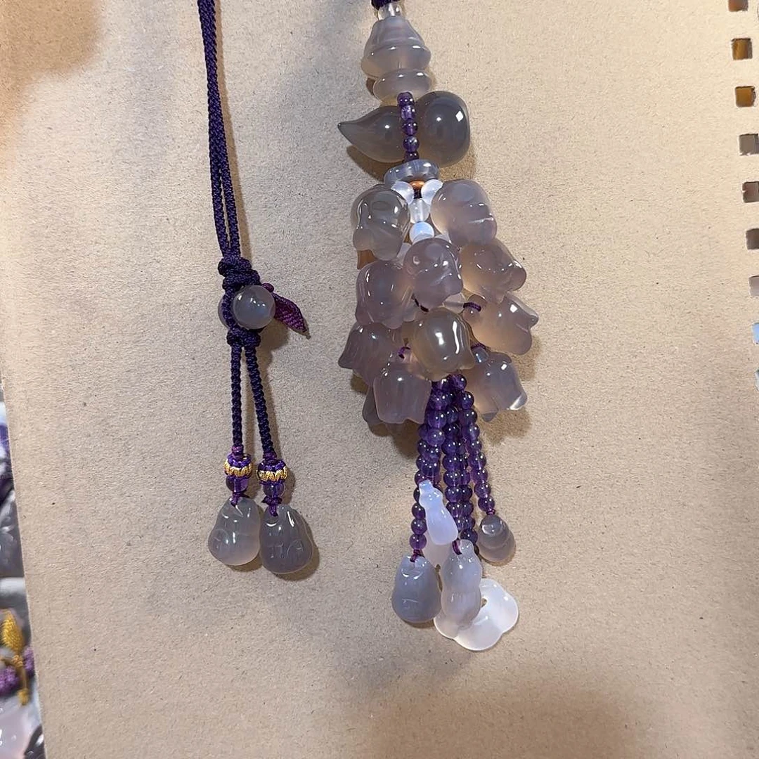 玛瑙/玉髓汽车挂件福利款通货料子不挑带有包容点未l****?