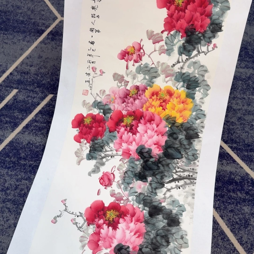 国画国画作品山水花鸟