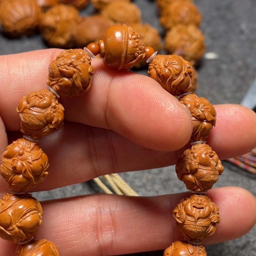 橄榄核手串/手链萝**子财神