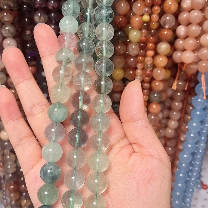 玛瑙/玉髓手链合金绿萤石12